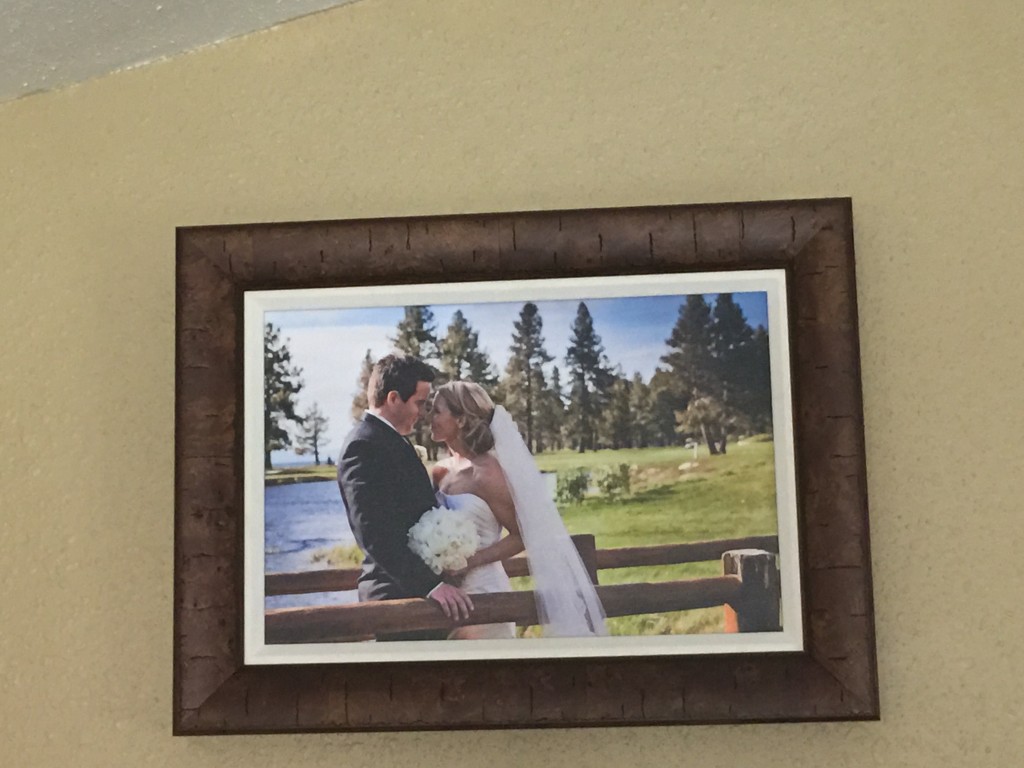 Wedding photo memories framed